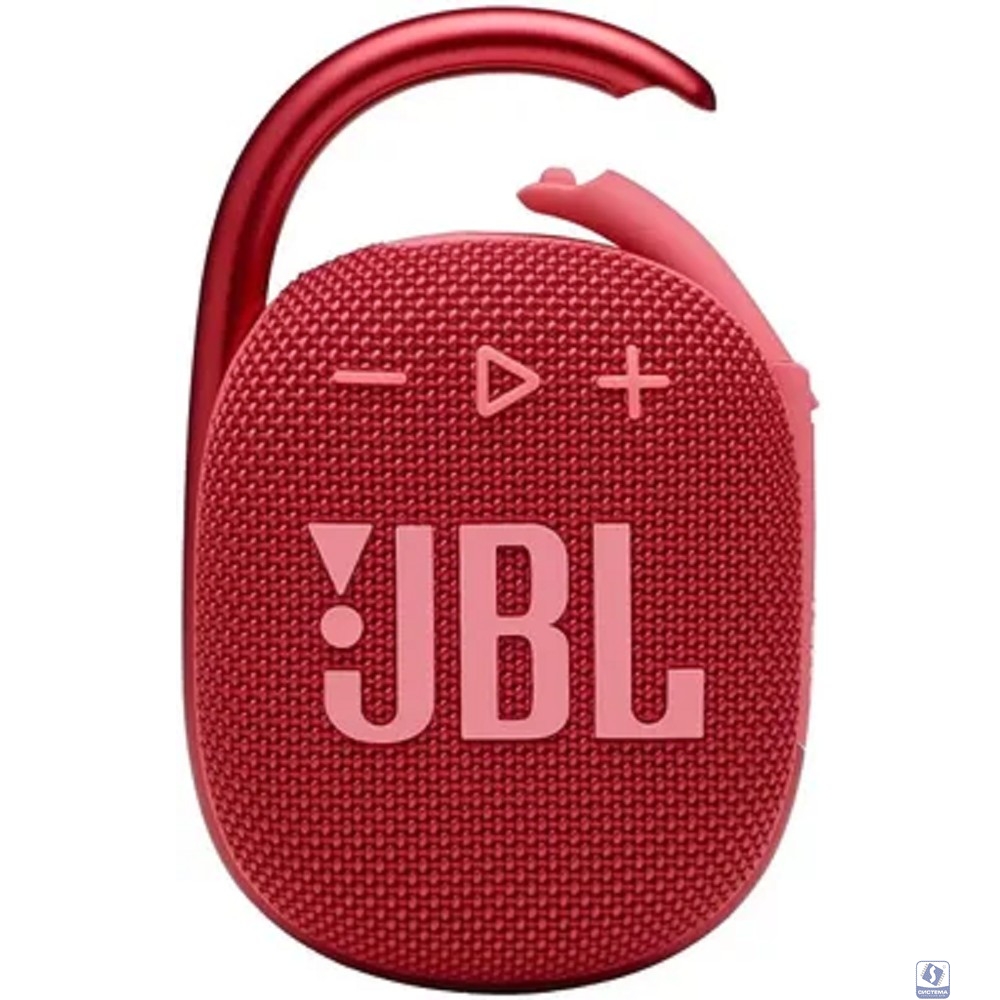 Динамик JBL Портативная акустическая система  JBL CLIP 4, красная