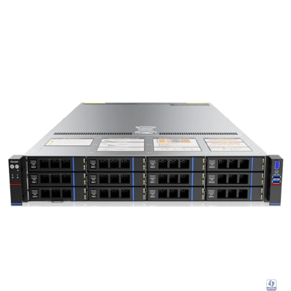 Gooxi SL201-D12R-NV-G4 2U, 2xLGA4677 ; 32x DDR5; 12x 3.5(2.5") SATA/SAS/NVMe ;  2x 2.5" rear SAS/SATA; 2x 2.5" rear NVMe ; 2х M.2 NVMe 2280 ;   2xPCIe 5.0x16; 4xPCIe 5.0x8 ;  2x OCP3.0 ; no LAN;  IPMI