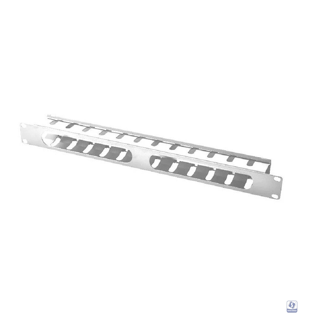 ЦМО Органайзер кабельный горизонтальный 19" 1U с крышкой (ГКЗ-1U)