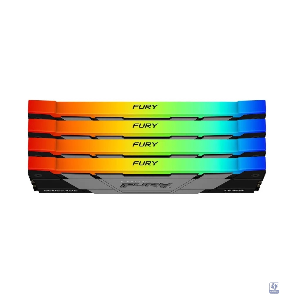 Kingston DDR4 DIMM 32GB 3600MHz CL16 (Kit of 4) FURY Renegade RGB