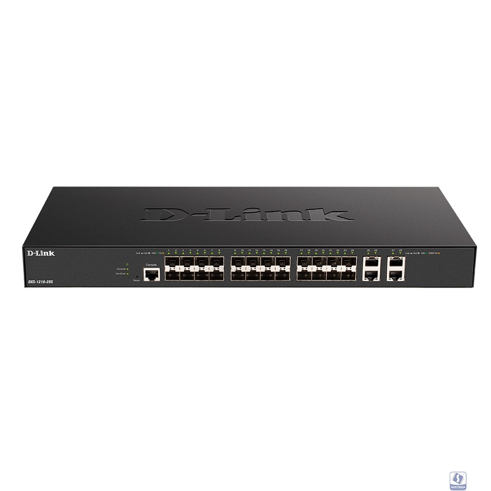 D-Link DXS-1210-28S/A1A PROJ Управляемый L2+ коммутатор с 24 портами 10GBase-X SFP+ и 4 портами 10GBase-T