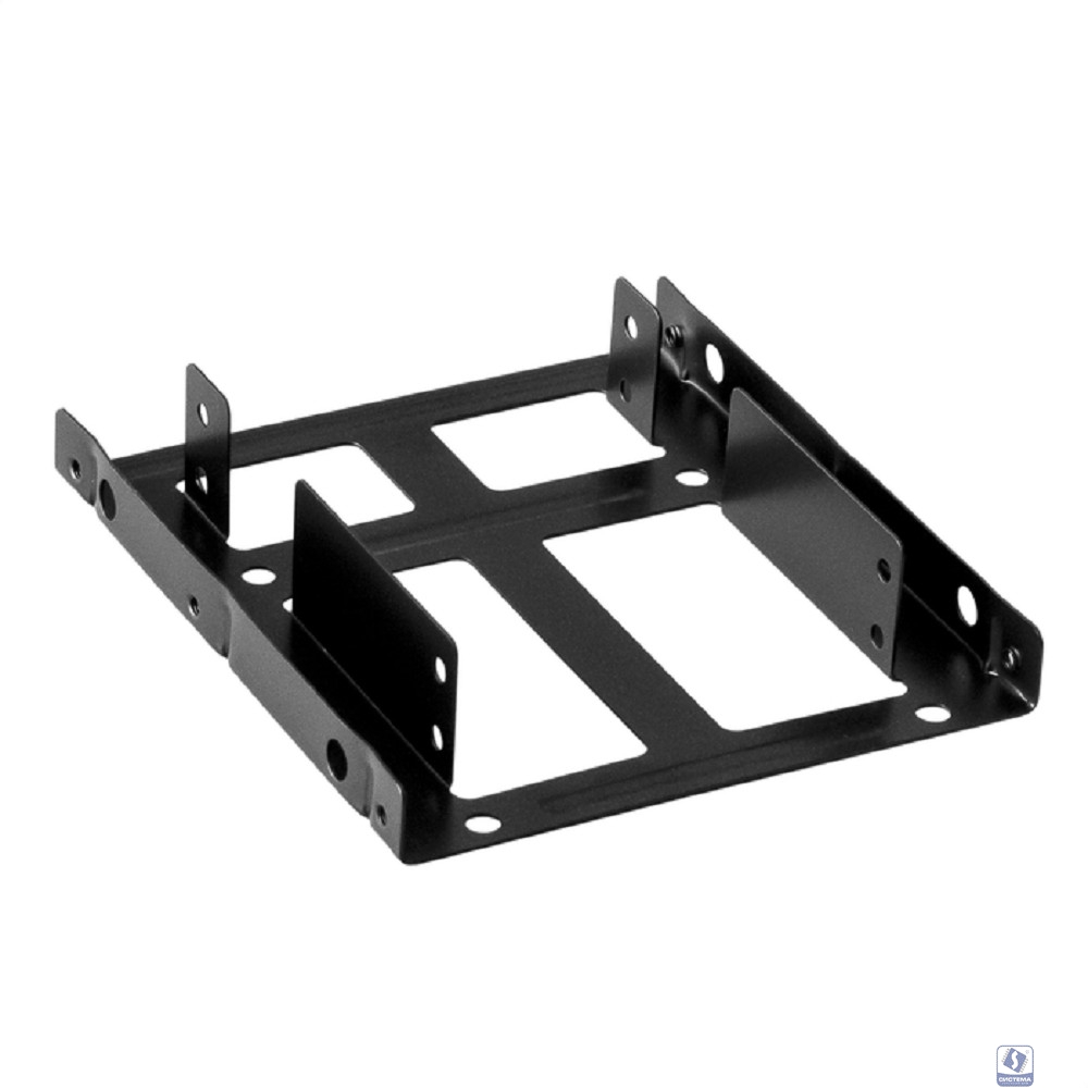 Exegate EX292544RUS Салазки (переходник) ExeGate HD-22T3M металлические для установки 2xHDD/SSD 2.5" в отсек 3.5"