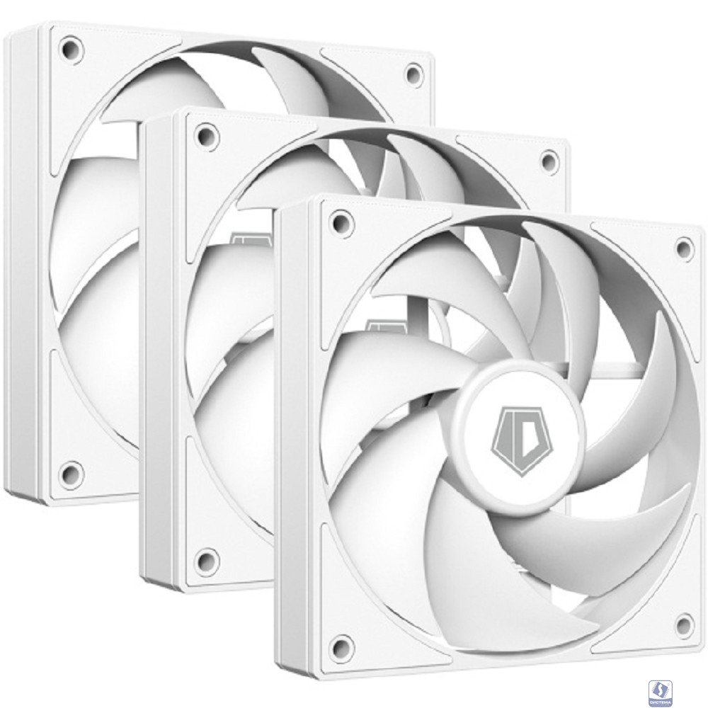 Case Fan ID-Cooling AF-125-W Trio,  120мм, Ret