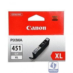 Canon CLI-451XLGY 6476B001 Картридж для PIXMA iP7240, MG5440, 6340, Серый, 780стр.