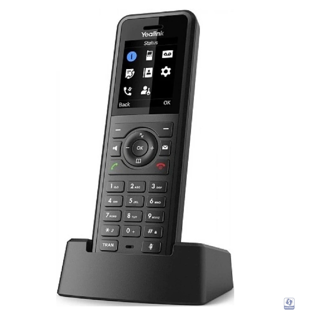 Yealink W57R Трубка SIP, степень защиты IP54, HD звук, вибросигнал, FNR, быстрая зарядка, для W70B/W80B/W90B
