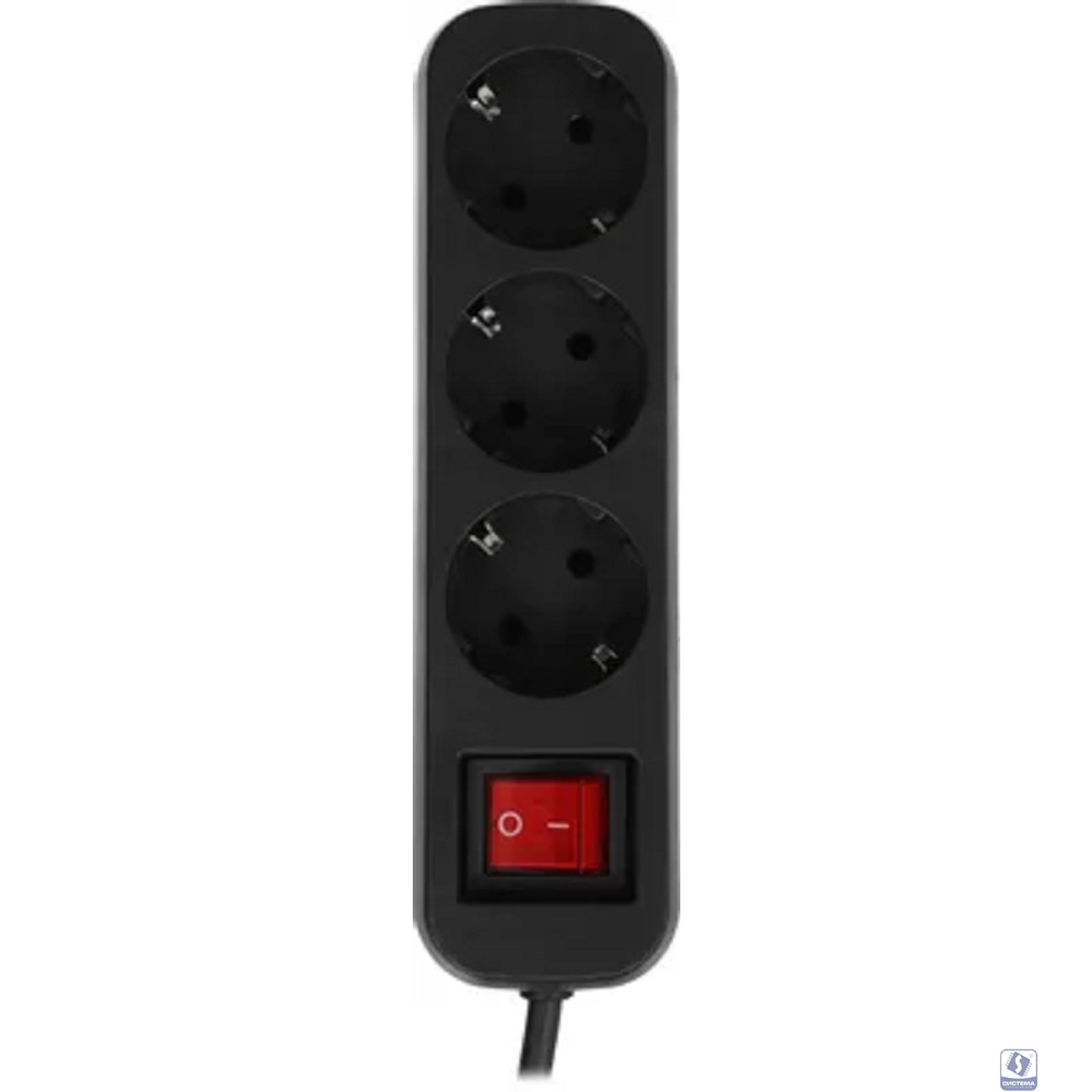 Defender Удлинитель G330 3.0 м, 3 розетки [99334] выключатель, с заземлением