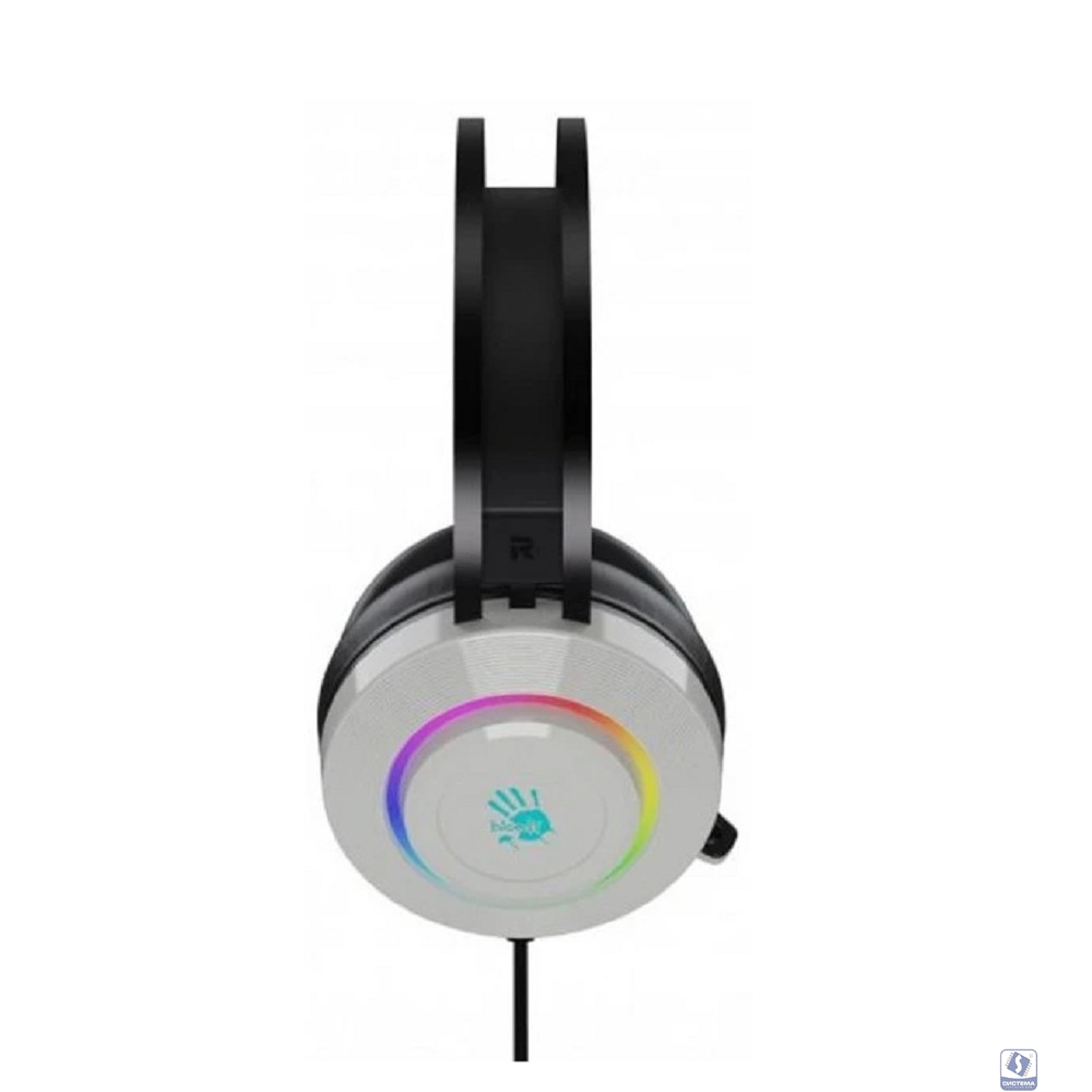 A4Tech Bloody G521 белый/черный 2.3м мониторные USB оголовье (G521 (WHITE))