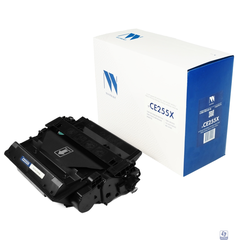 NVPrint CE255X Картридж для принтеров LaserJet P3015, черный, 12500 стр. 