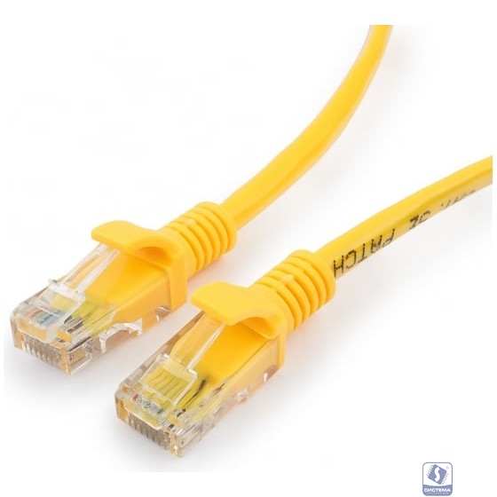 Патч-корд UTP Cablexpert PP12-30M/Y кат.5e, 30м, литой, многожильный (жёлтый)