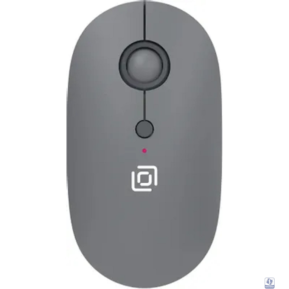 Мышь Оклик 409MW графитовый оптическая 1600dpi silent беспров. BT/Radio USB для ноутбука 4but (2007545)