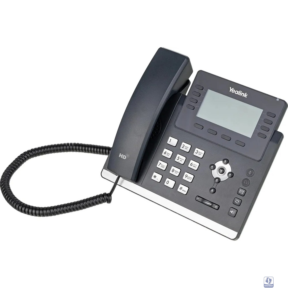 YEALINK SIP-T43U 12 аккаунтов, 2 порта USB, BLF, PoE, GigE, без БП, шт