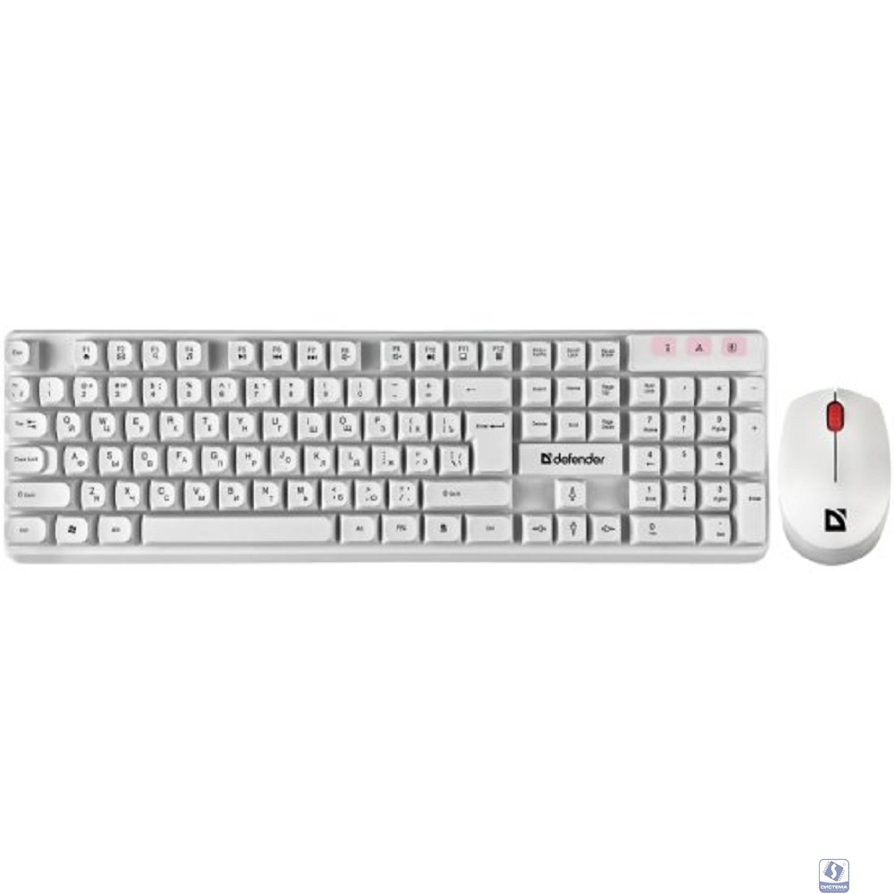 Defender Клавиатура + мышь Milan C-992 RU,черный,полноразмерный 