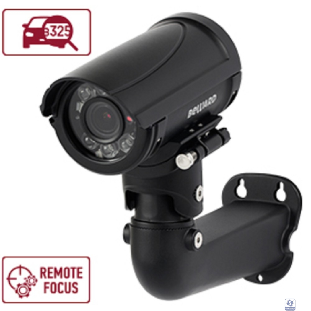BEWARD B2530RZQ-LP Уличная IP-камера 2 Мп, 1/2.8'' КМОП SONY Starvis, объектив 6-22мм, ИК-подсветка до 35м, установленная microSDHC 4 ГБ, распознавание номеров, IP66