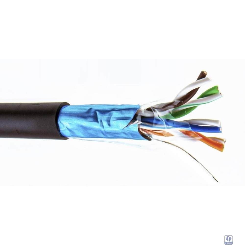 5bites Кабель FS5500-305APE витая пара FTP / SOLID / 5E / CCAG / PE / BLACK / OUTDOOR / DRUM / 305M