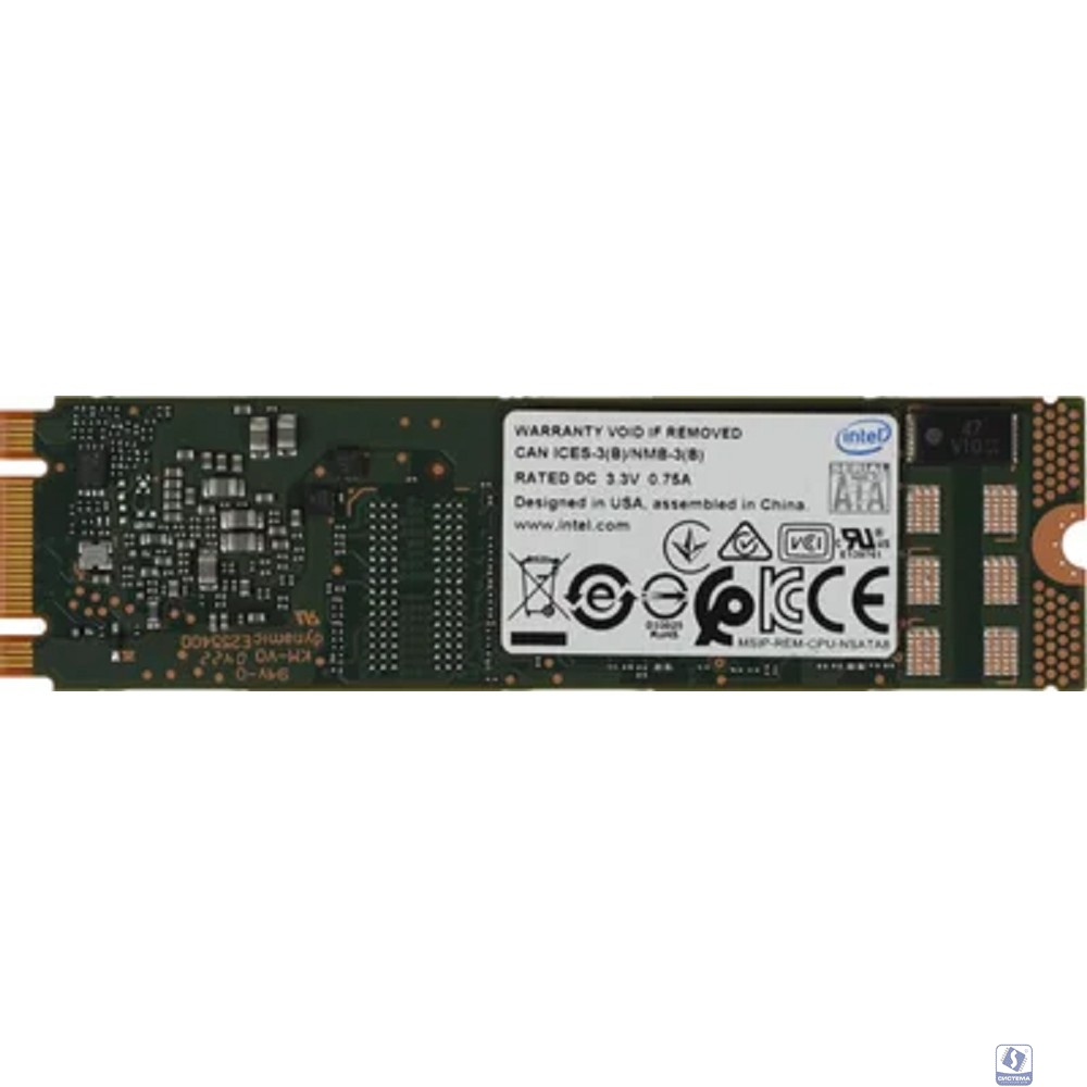 M.2 2280 SSD Intel 480GB DC D3-S4510 [SSDSCKKB480G801] SATA 6Gb/s, 560/510, IOPS 97/35.5K, MTBF 2M, TLC, 6.5PBW, 1.8DWPD  (380386)