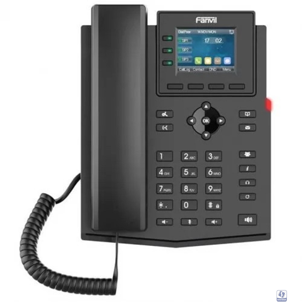 Fanvil X303P  c б/п черный SIP телефон