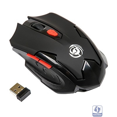 Мышь MRGK-10U  Dialog Gan-Kata RF 2.4G Optical - игровая, 6 кнопок + ролик, USB