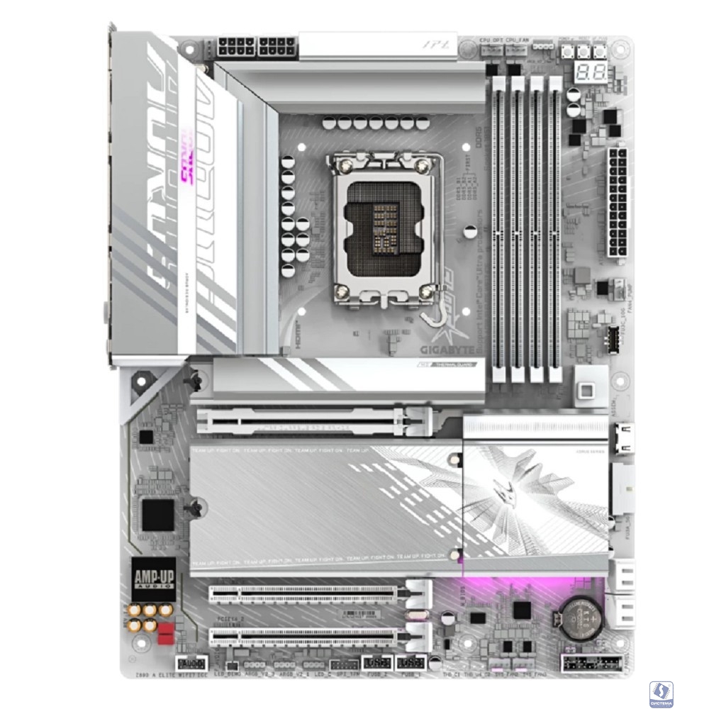 Gigabyte X870 AORUS ELITE WIFI7 ICE, Socket AM5, AMD X870, 4xDDR5-5200, HDMI, 3xPCI-Ex16, 4xSATA3(RAID 0/1/10), 4xM.2, 6 Ch Audio, 1x2,5GLan, (4+4)xUSB2.0, (6+2)xUSB3.2, (2+1)xUSB Type-C™, A