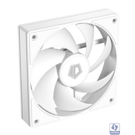Cooler ID-Cooling AF-125-W  ( PWM, резиновые углы, белый, 500-2000об/мин)  BOX