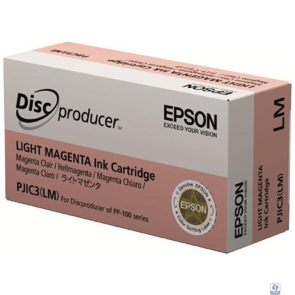 Картридж/ EPSON C13S020690 PJIC7 Light Magenta Discproducer Ink PP-100