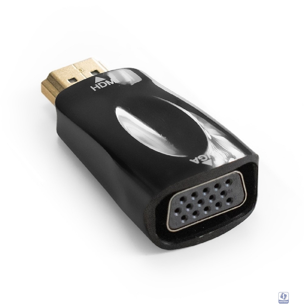 Exegate EX294718RUS Переходник HDMI-VGA ExeGate EX-A-HDMI-VGA-001 (19M/15F)