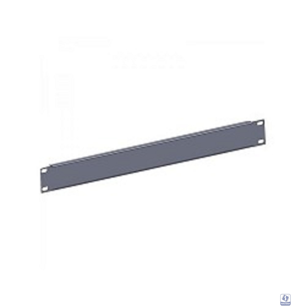 ЦМО Фальшпанель в шкаф 19", 1U, черная (ФП-1-9005 )