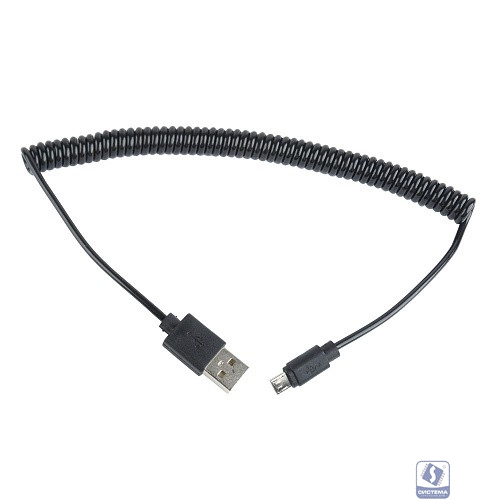 Cablexpert Кабель USB 2.0 Pro, AM/microBM 5P, 1.8м, витой, черный, пакет (CC-mUSB2C-AMBM-6)