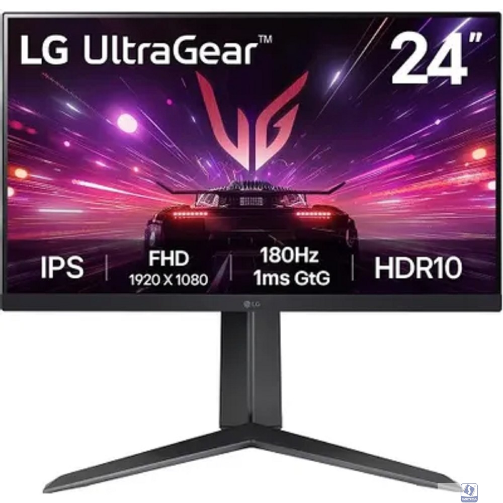 Повреждение упаковки LCD LG 23.8" 24GS65F-B UltraWide черный [24gs65f-b.aruz]