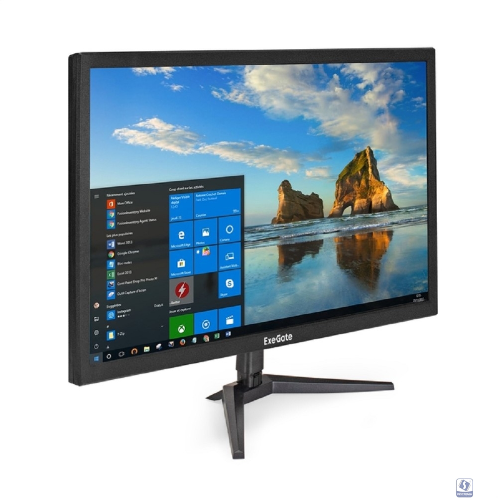 LCD ExeGate 23.8" EB2400A черный  [EX297377RUS]