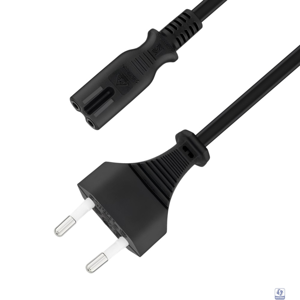 5bites Кабель питания PC305-50A IEC-320-C7 / CEE 7/16 / 220V / 2G*0.50MM / 6A / CCA / 5M
