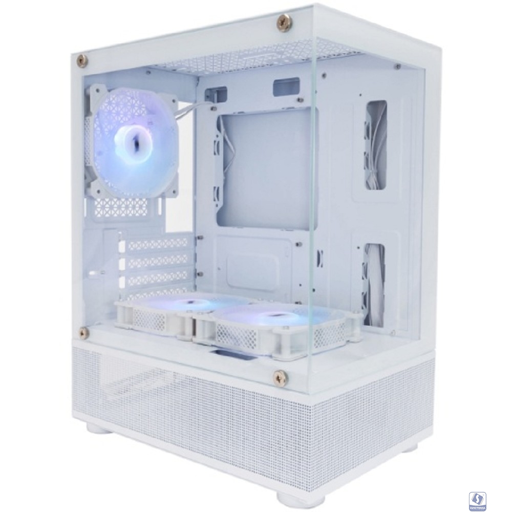 1STPLAYER MIKU Mi2-A ARGB White / mATX / 3x120mm ARGB fans / Mi2-A-WH-2FC7R-W-1FC7-W