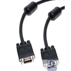 5bites APC-133-200 Кабель  VGA сигнальный HD15M/HD15M, ферр.кольца, 20м.