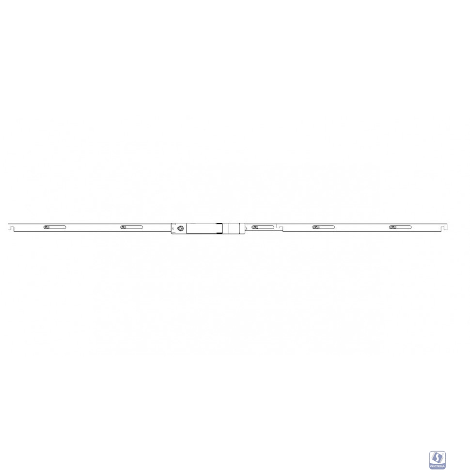 Elbox Замок D5 для напольных шкафов серии EMS высотой 1800