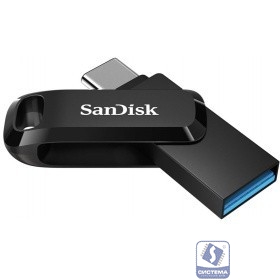 SanDisk USB Drive 128Gb  Ultra Dual Drive Go, USB 3.1 - USB Type-C Black [SDDDC3-128G-G46]