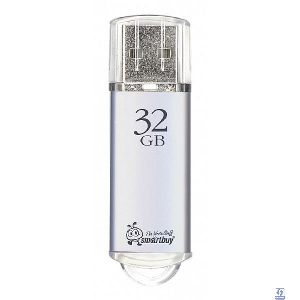 Smartbuy USB Drive 32Gb V-Cut series Silver SB32GBVC-S