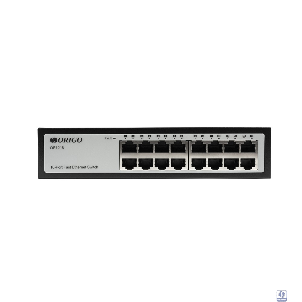 ORIGO OS1216/A1A Неуправляемый коммутатор 16x100Base-TX, корпус металл