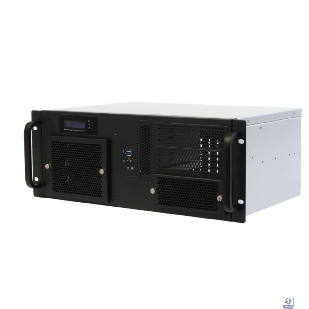 Procase GM430-B-0 Корпус 4U Rack server case, черный, панель управления, без блока питания, глубина 300мм, MB 12"x9.6"