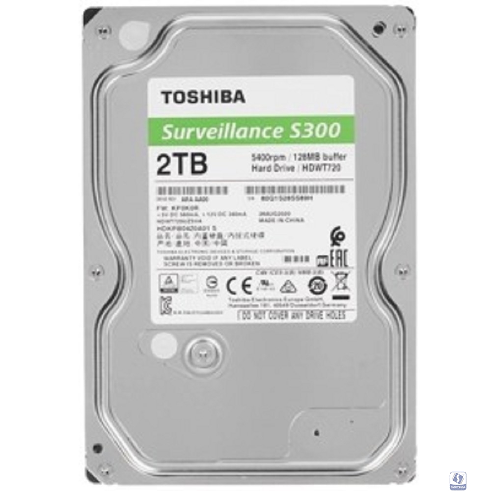 2TB Toshiba Surveillance S300 (HDWT720UZSVA/HDKPB04Z0A01) 