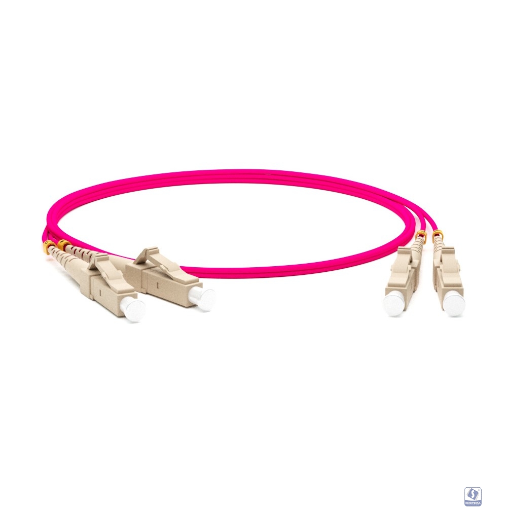 Hyperline FC-D2-504-LC/PR-LC/PR-H-30M-LSZH-MG Патч-корд волоконно-оптический (шнур) MM 50/125(OM4), LC-LC, duplex, 10G/40G, LSZH, 30 м