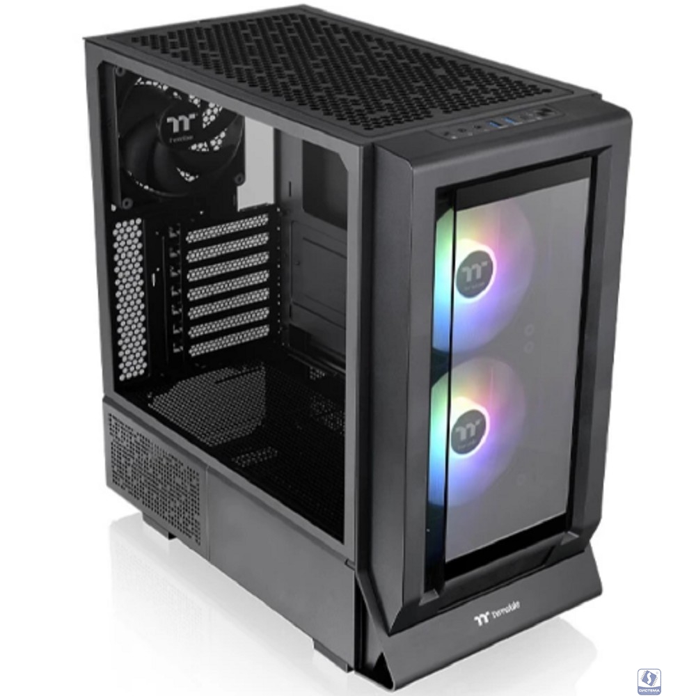 Корпус Thermaltake Ceres 350 MX черный без БП E-ATX 2x140mm 2xUSB3.0 audio bott PSU