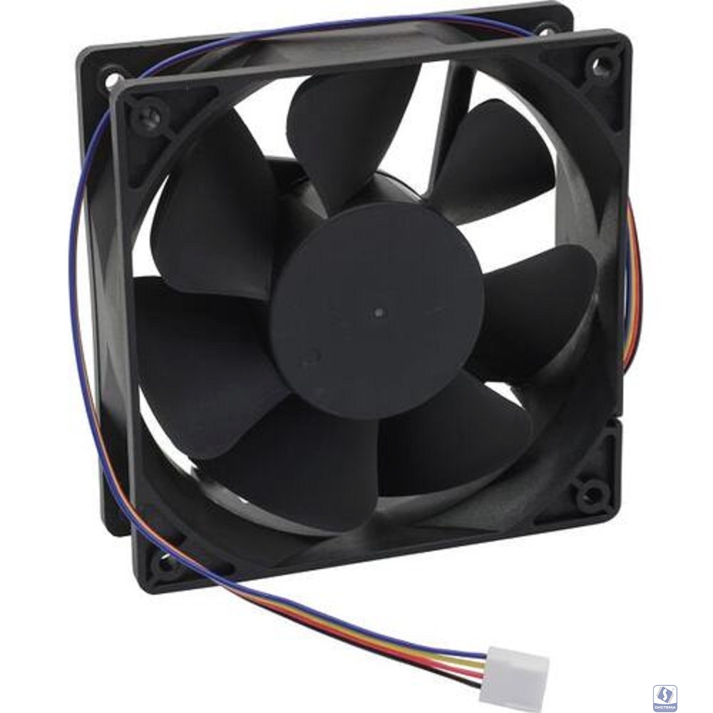 Вентилятор Gembird D12038HM-4 120x120x38 гидродинамический 4 pin провод 40 см