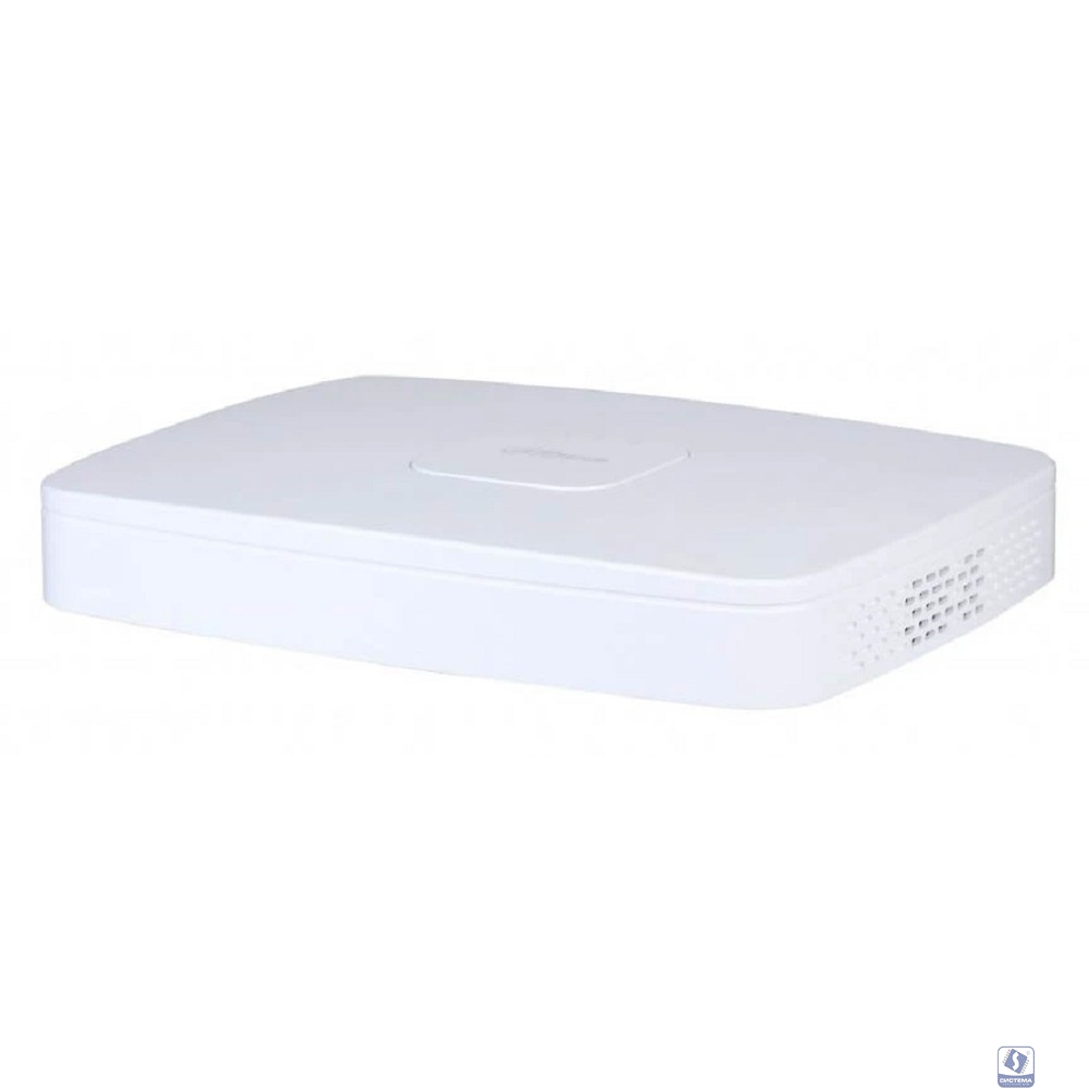 DAHUA DHI-NVR4108-8P-4KS3 8-канальный IP-видеорегистратор с PoE, 4K и H.265+, входящий поток до 160Мбит/с, видеоаналитика, 1 SATA III до 20Тбайт