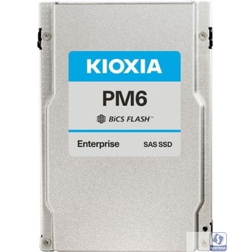 KIOXIA PM6-R  Enterprise SSD 1.9Tb 2,5" 15mm (SFF), SAS 24Gbit/s, KPM61RUG1T92
