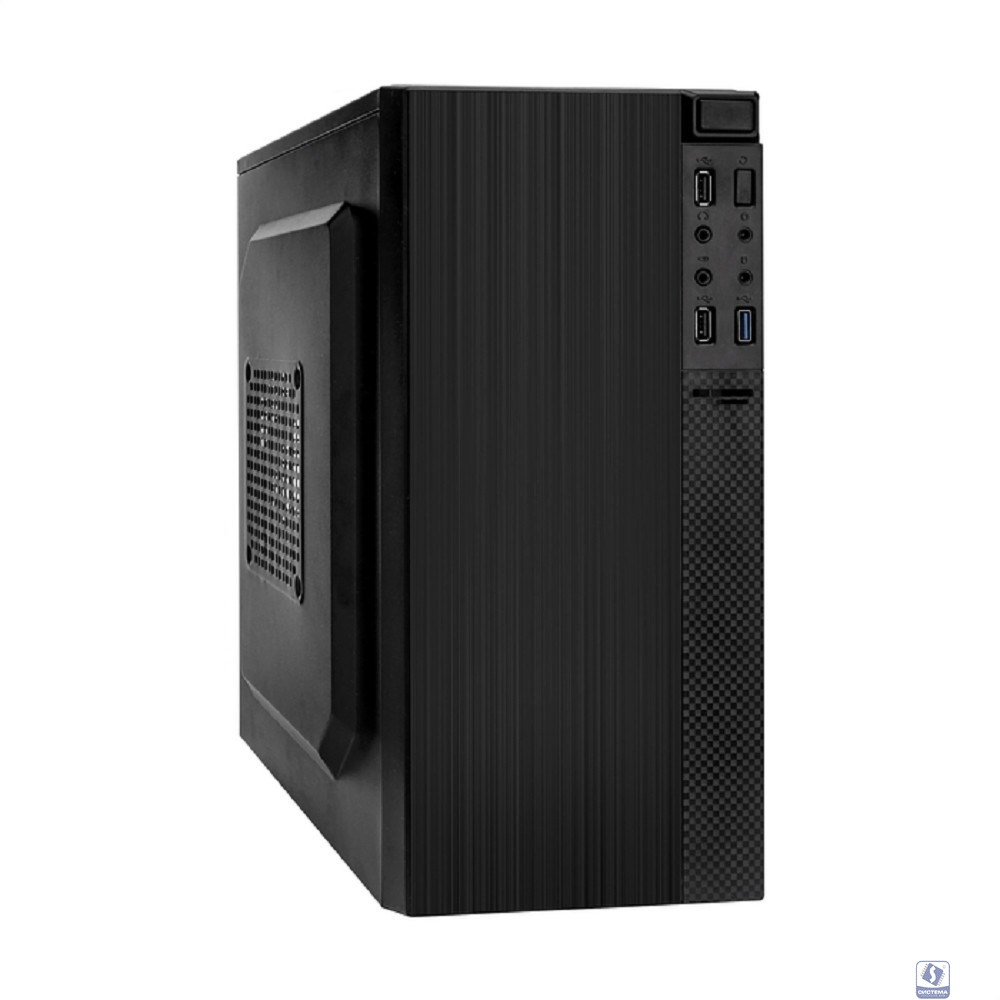 Exegate EX299147RUS Корпус Minitower ExeGate BAA-104U-UNS400 (mATX, БП UNS400 с вент. 12см, 2*USB+1*USB3.0, аудио, черный)