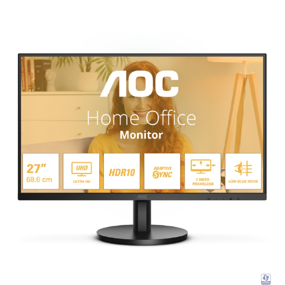 LCD AOC 27" U27B3M Black 
