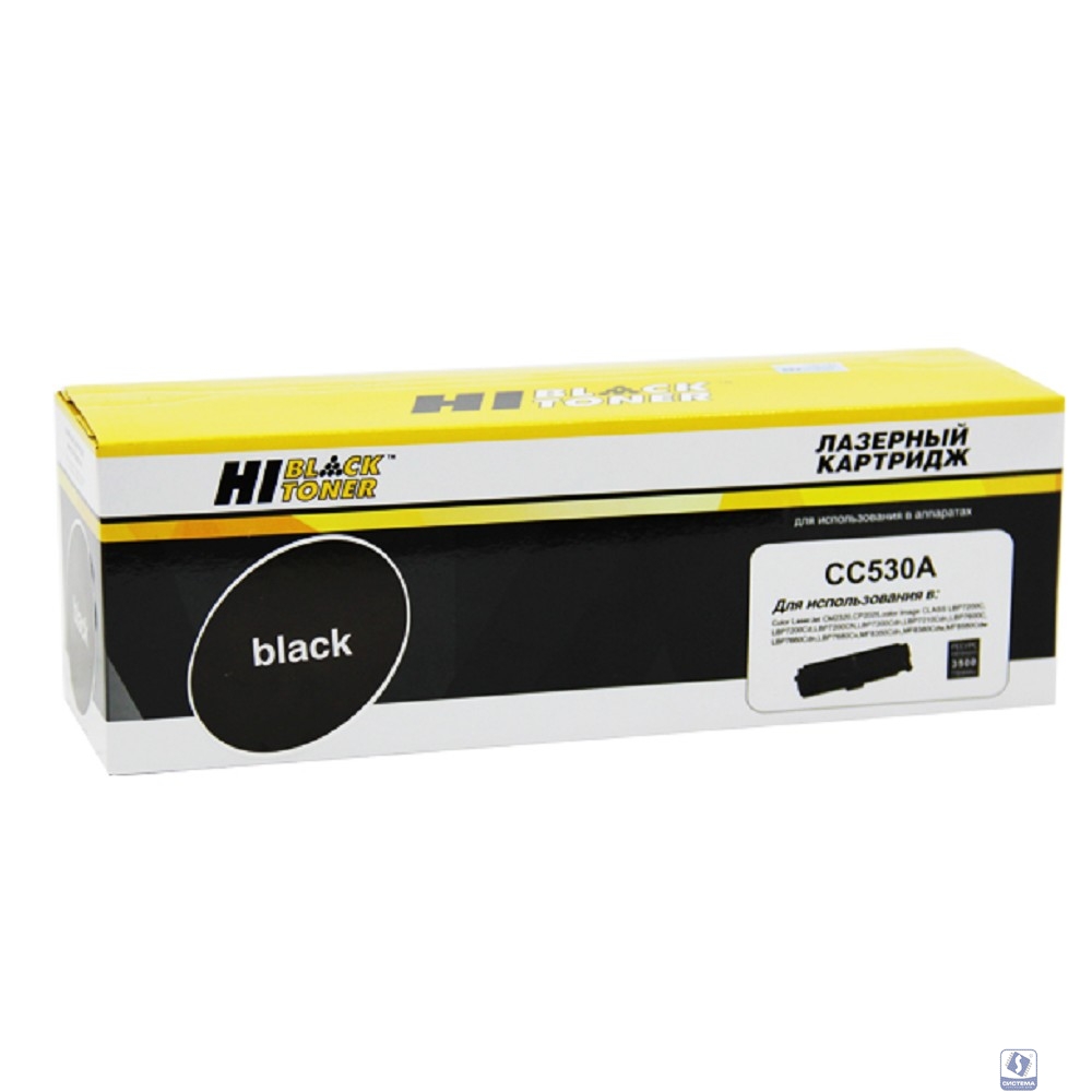 Hi-Black CC530A/№ 718 Картридж для HP CLJ CP2025/CM2320/Canon LBP7200, Bk, 3.5K 