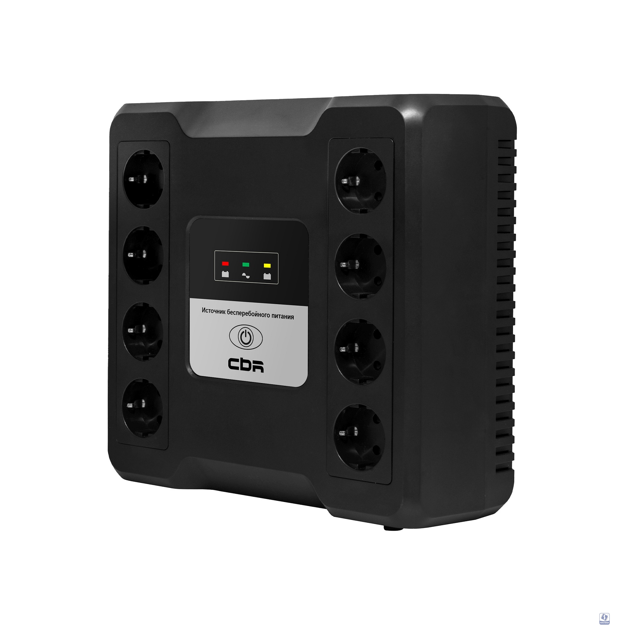 ИБП CBR CRYSTAL CTL-600 [Line Interactive, 600 VA / 360 W  8 x EURO, 8 с резервированием и фильтрацией, Breaker] (CTL-600B-8F-LDK)