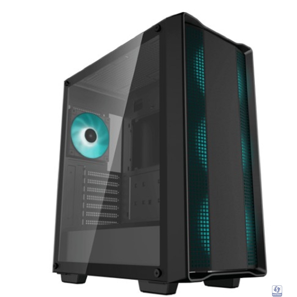 Deepcool CC560 V2 черный без БП ATX 4x120mm 1xUSB2.0 1xUSB3.0 audio bott PSU [R-CC560-BKGAA4-G-2]