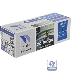 NV Print CF400A Картридж  для  HP Laser Jet Pro M252, MFP M277  BLACK 1500к.