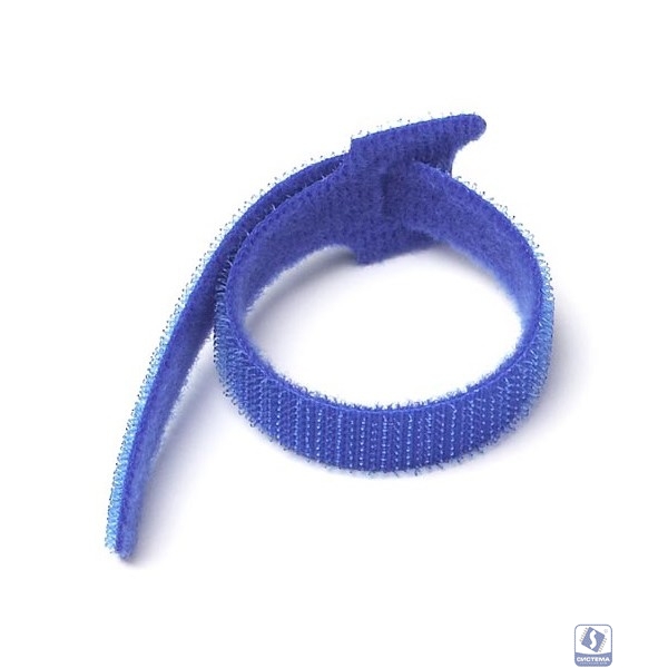 Хомут-липучка Lanmaster LAN-VCM135-BL 135x12мм (упак:20шт) полимер внутри помещений голубой